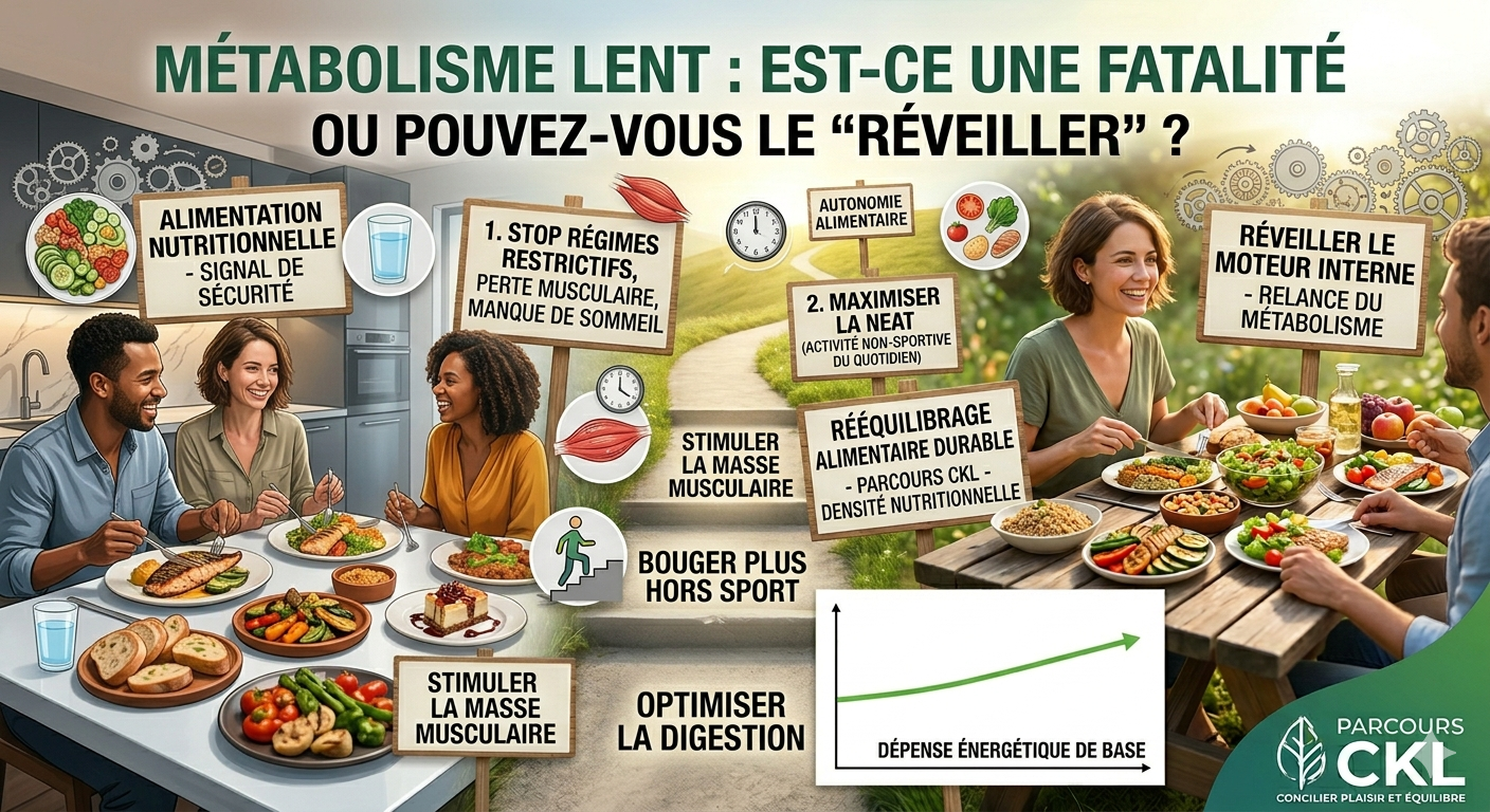 Métabolisme lent : Est-ce une fatalité ou pouvez-vous le "réveiller" ?